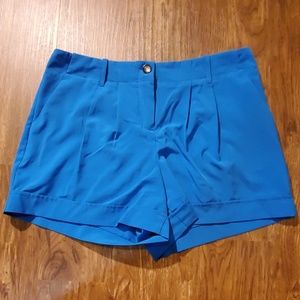 A.Byer - Nice Blue Short w/ Pleating Detail
